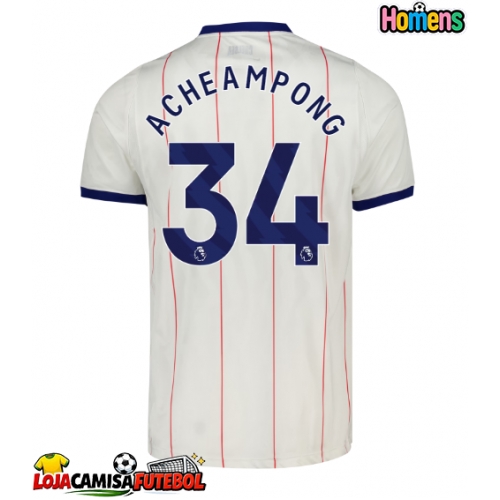 Camisa de Futebol Chelsea Josh Acheampong #34 Equipamento Alternativo 2026-27 Manga Curta